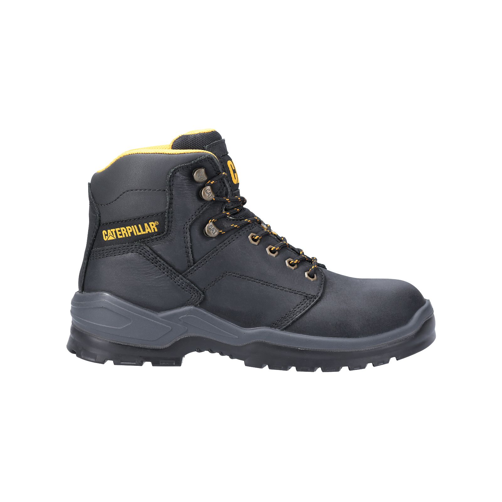 Caterpillar Boots Lahore - Caterpillar Striver St S3 Src Mens Work Boots Black (304956-LXQ)